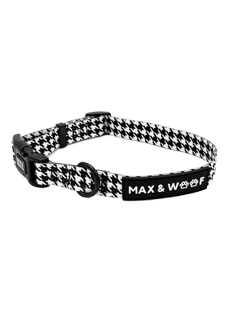 Max & Woof halsband pied de poule